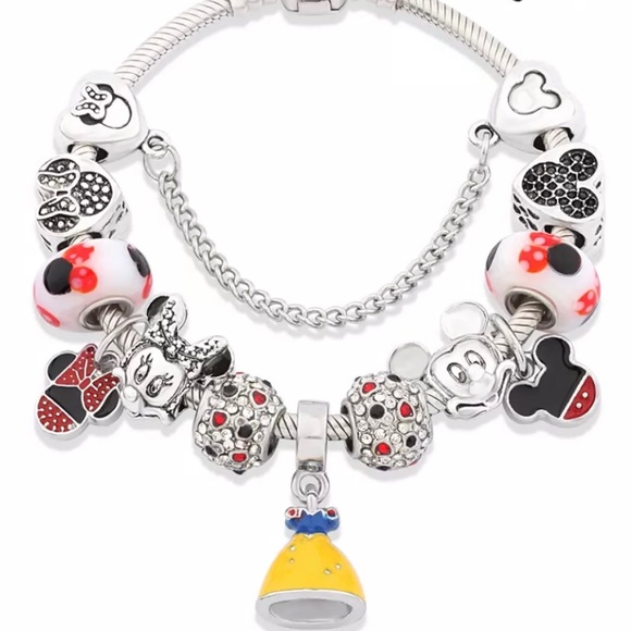 Mickey Minnie Mouse Bracelet Pendant - Picture 3 of 3